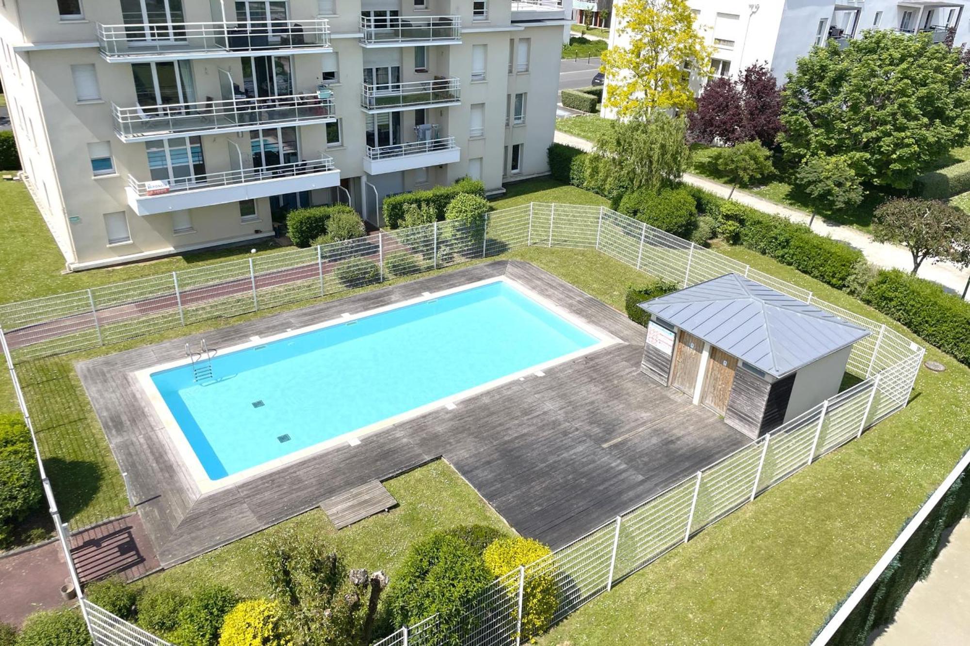 Le Rooftop - Terrasse - Parking - Piscine カーン エクステリア 写真